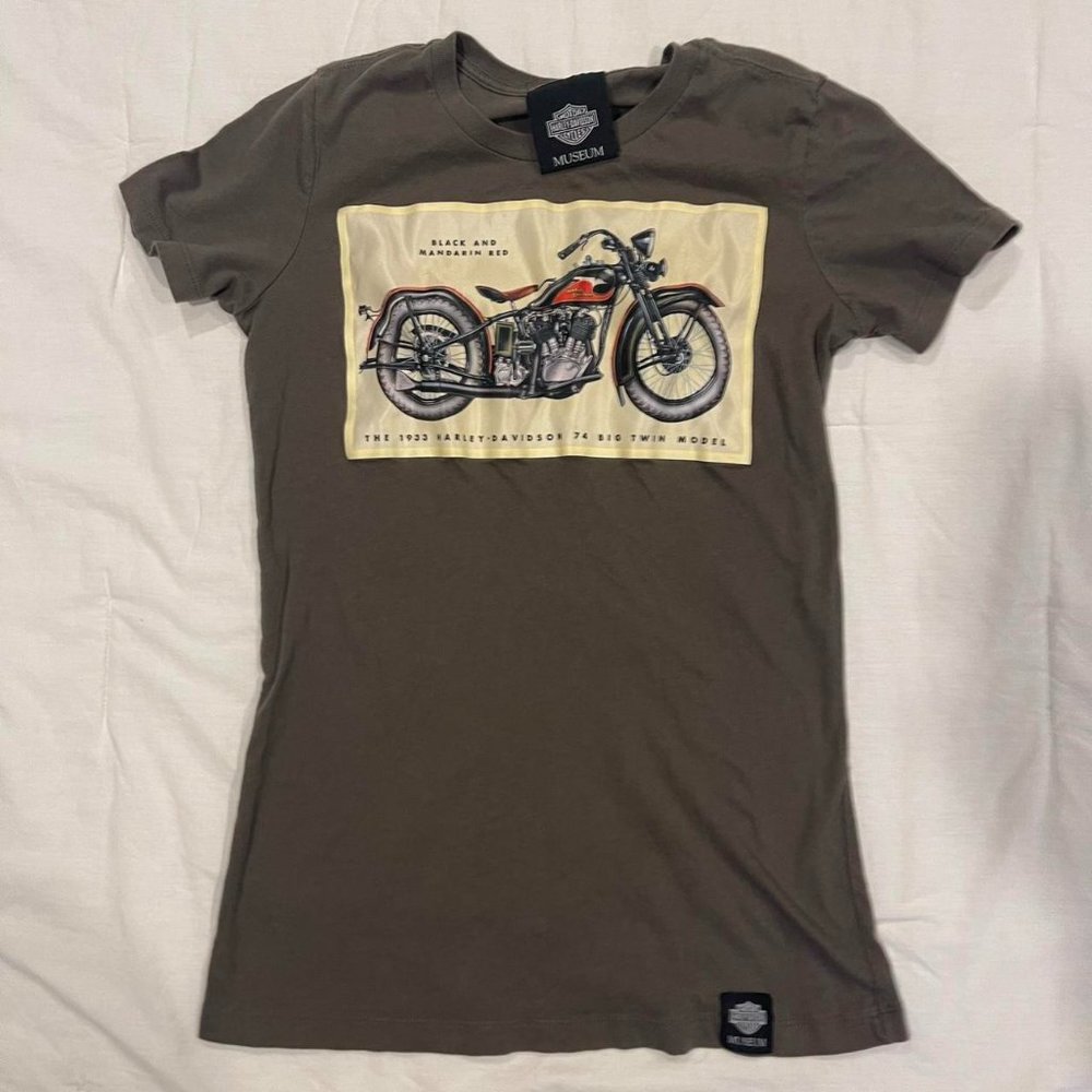 Harley Davidson Bike Graphic Tee